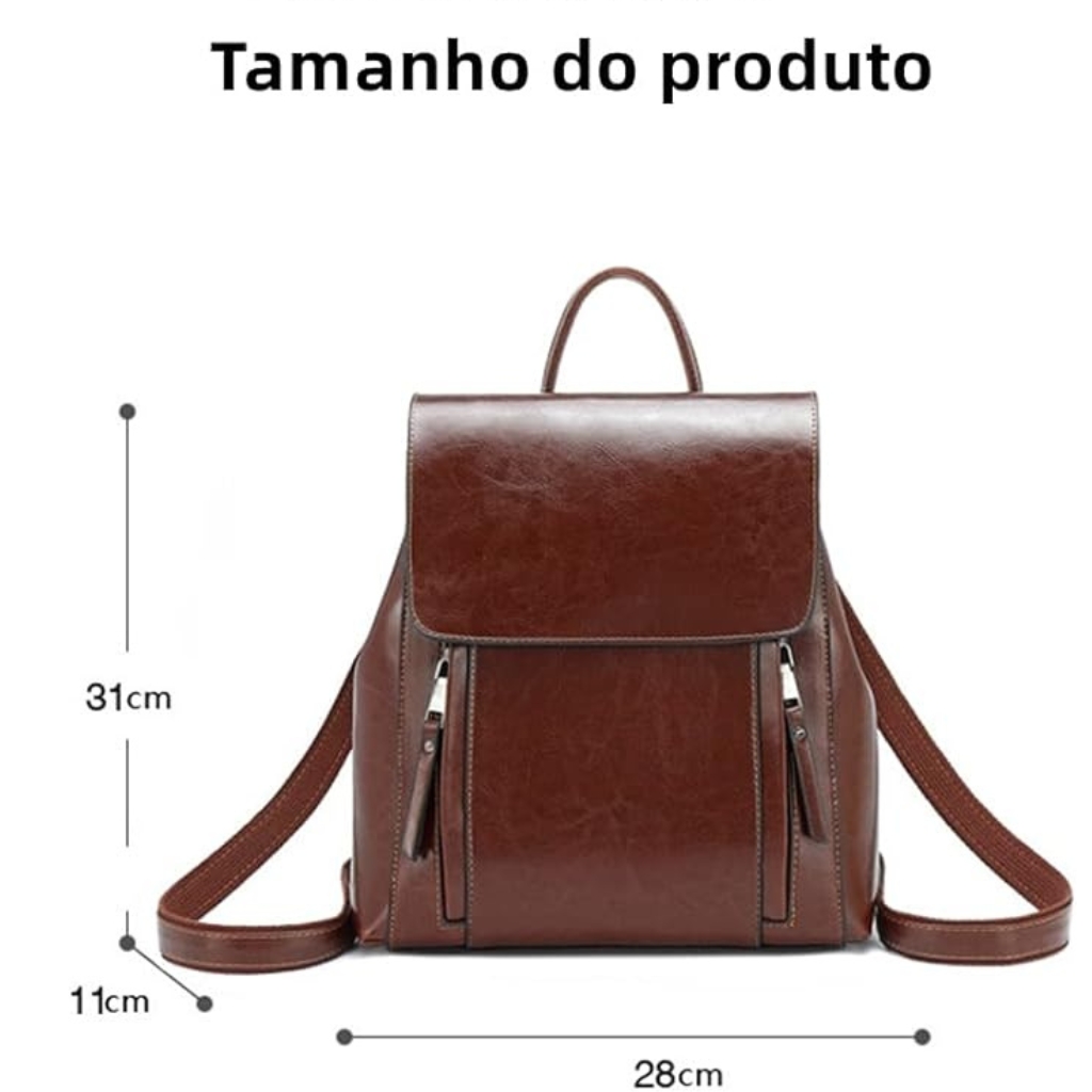 bolsa feminina de couro modelo casual